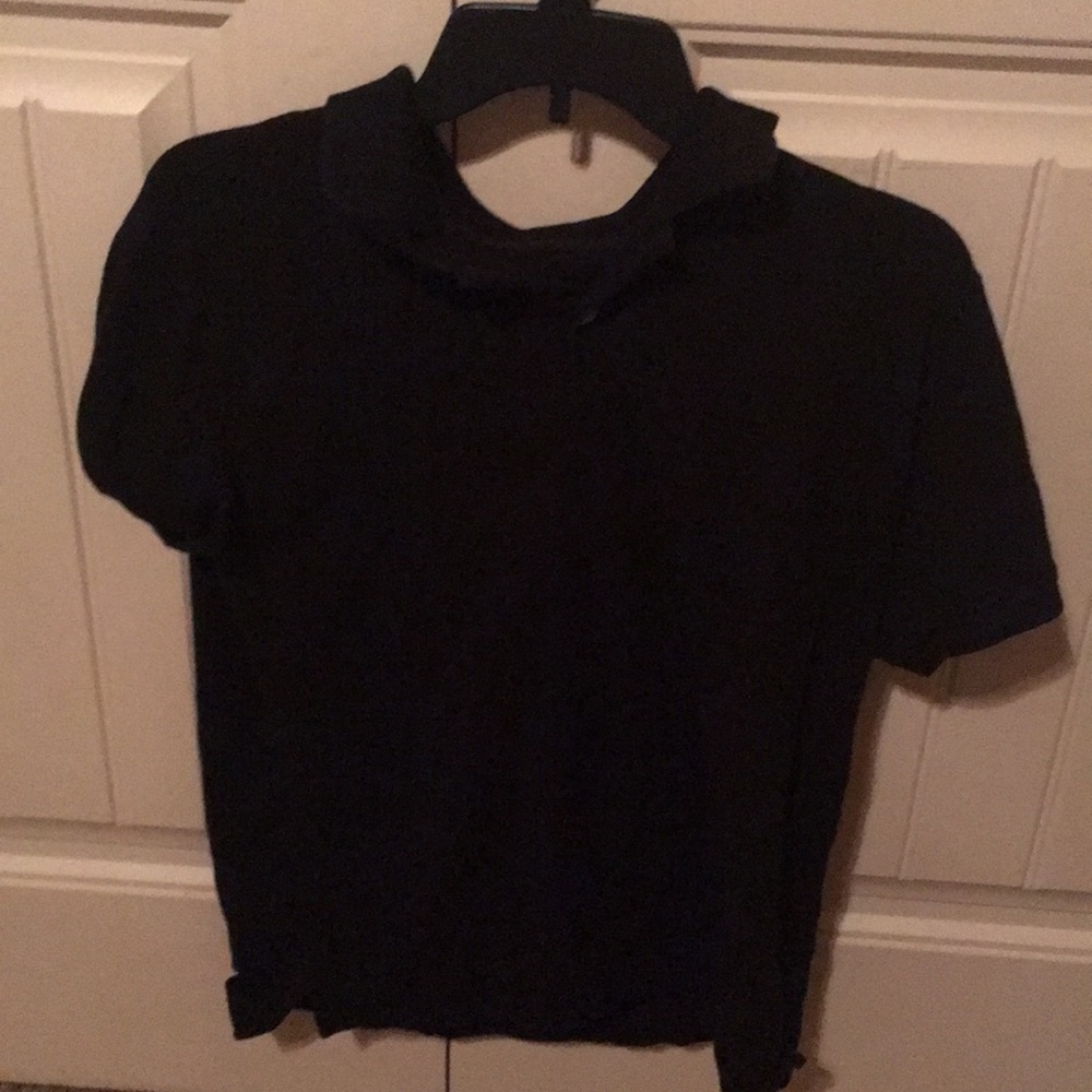 Black polo.